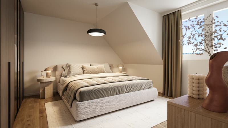 Lichtdurchflutete Dachwohnung im «Waidhof» (4)