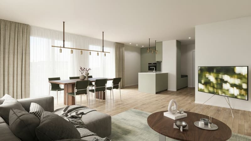 4.5-Zimmer Gartenwohnung mit traumhaftem Sitzplatz im Grünen (2)