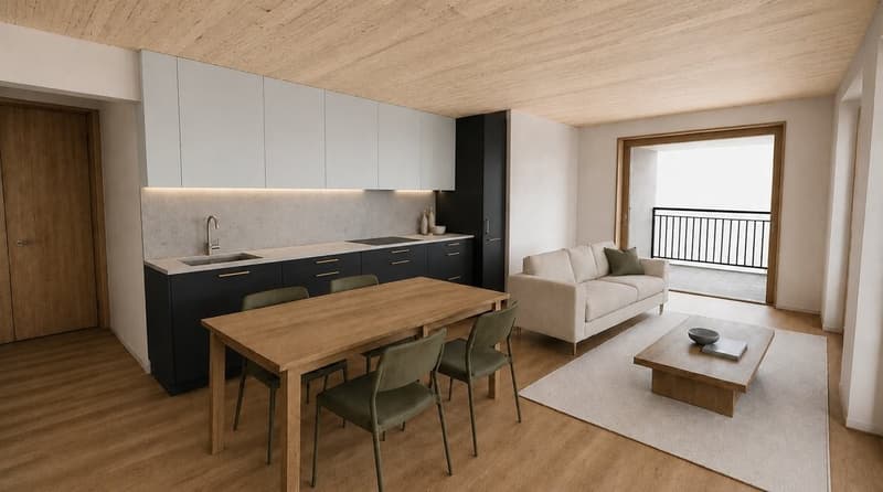 Wohnzimmer/Küche