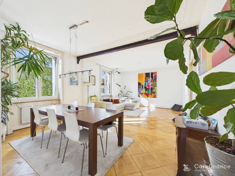 Charme du vieux bâtiment et qualité de vie dans le quartier calme et familial d'Iselin (3)