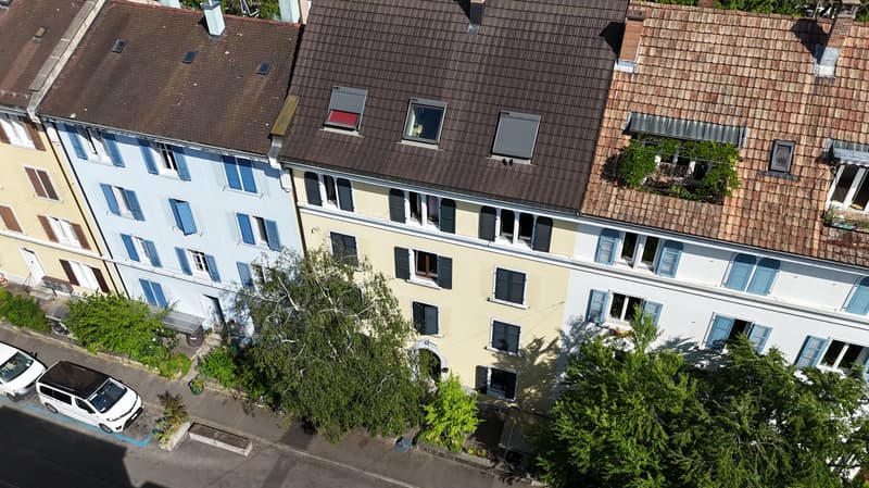Charme du vieux bâtiment et qualité de vie dans le quartier calme et familial d'Iselin (12)