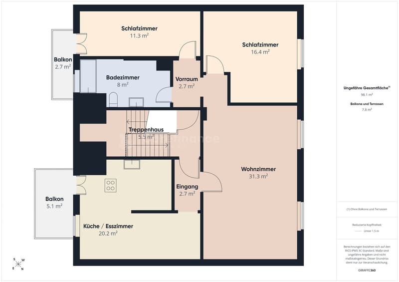 Charme du vieux bâtiment et qualité de vie dans le quartier calme et familial d'Iselin (13)