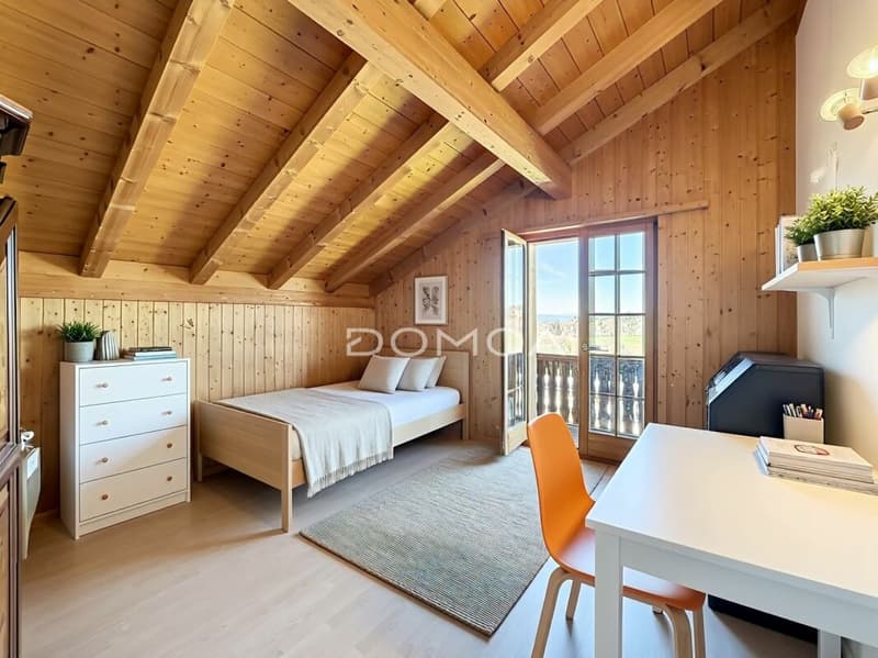 Authentic chalet with unobstructed view and large plot (6)