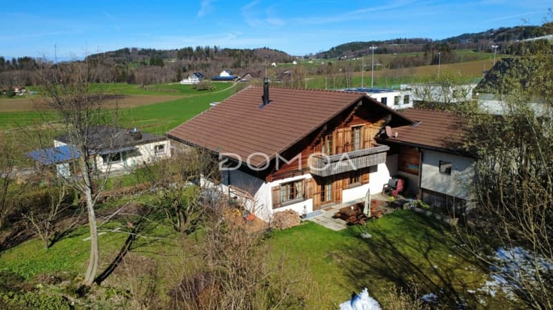 Authentic chalet with unobstructed view and large plot (1)