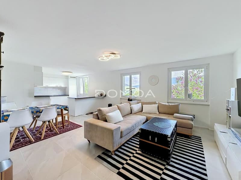 5.5-room apartment renovated with immediate return - Upper ground floor (1)