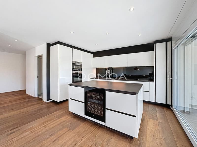 Contemporary attic 4.5 rooms, 162 m2 with panoramic view of the Moléson and winter garden (5)