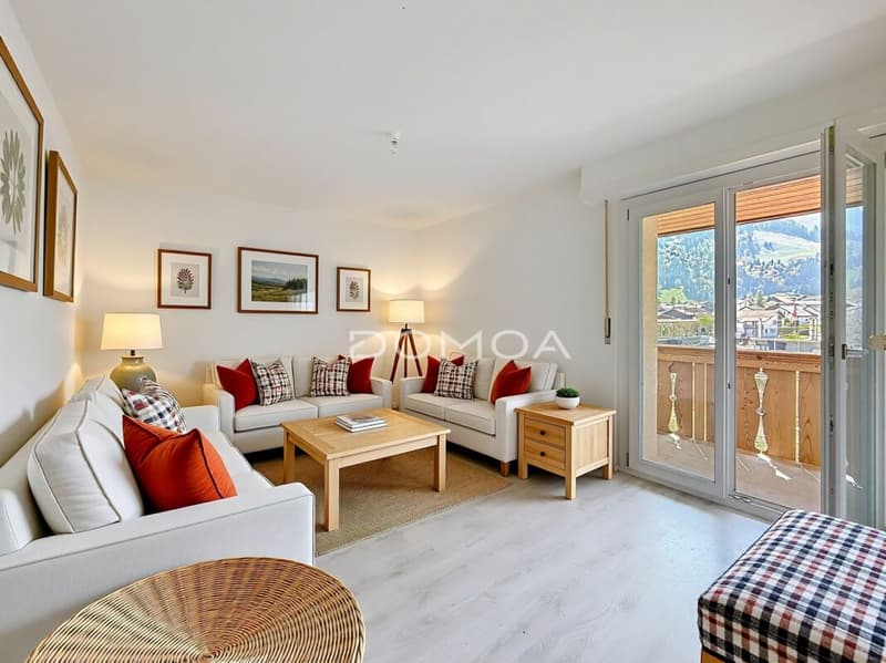 Appartement rénové avec vue sur le Moléson (1)