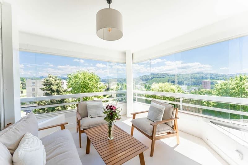 Mansarda 4,5 locali ristrutturata con grande terrazza - Luminosità, fascino e comfort! (1)