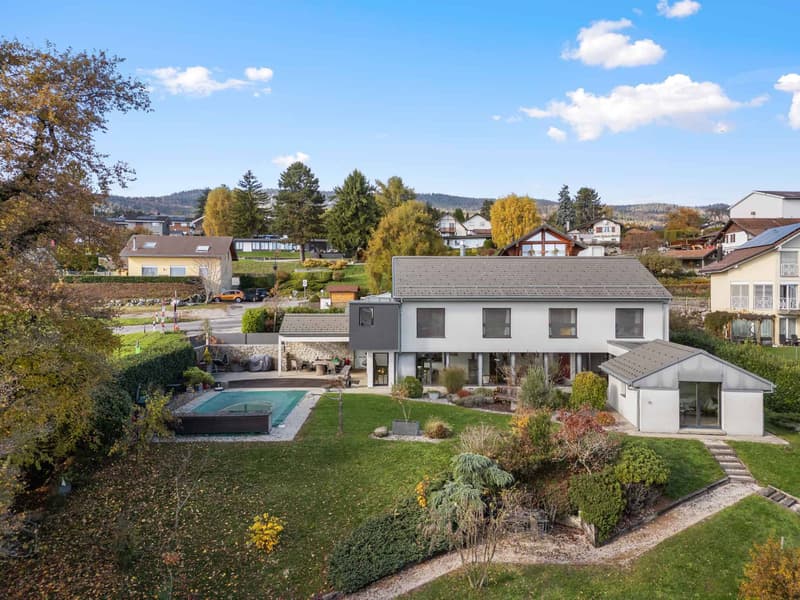 Villa familiale contemporaine avec vue sur le Léman (7)