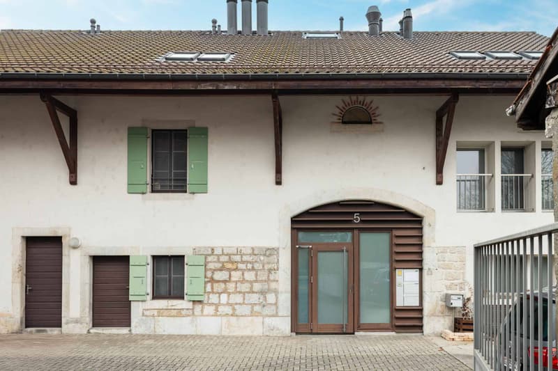 Character apartment under the roofs of Meyrin center (2)