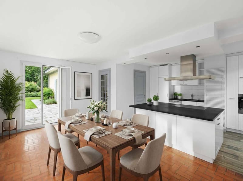 Lausanne: Renovated Family Home with Exceptional Garden (7)
