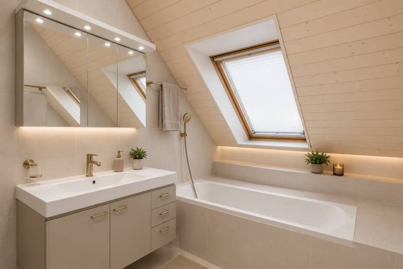 Duplex in attico nel centro di Gland - ideale per la vita di famiglia (12)