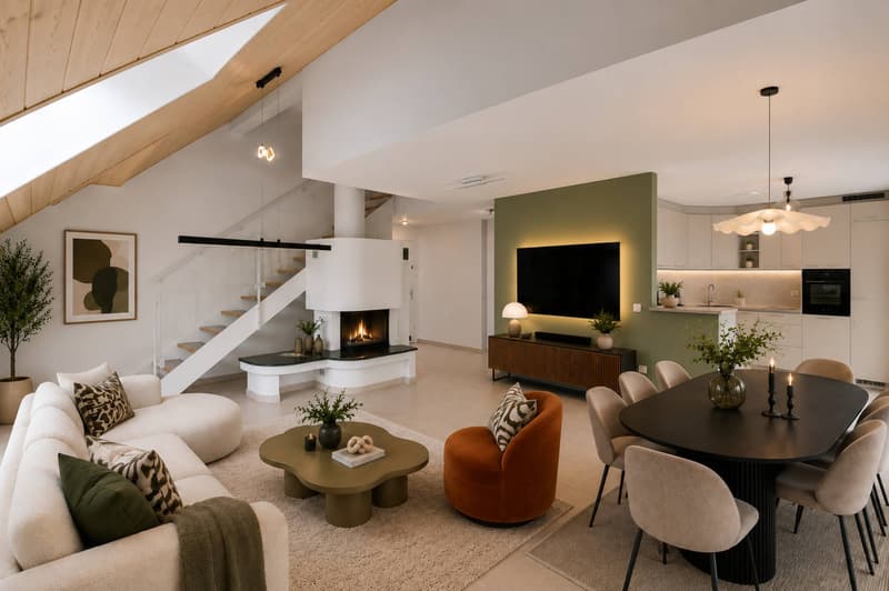 Duplex in attico nel centro di Gland - ideale per la vita di famiglia (1)
