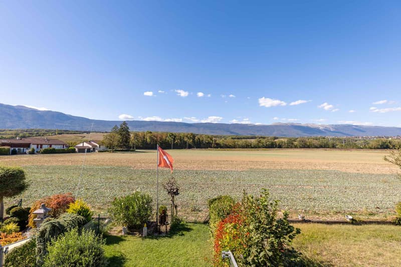 Duplex rénové face aux champs à Chancy (2)