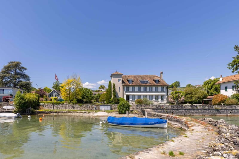Domaine d'exception au bord du lac Port privé & vue panoramique (3)