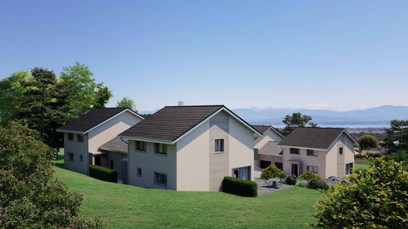 Quatre villas contemporaines au cur d'un écrin de verdure - Lot 1 (1)