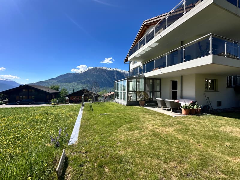 Appartement lumineux 5 pièces avec vue sur les montagnes à Ried-Brig (9)