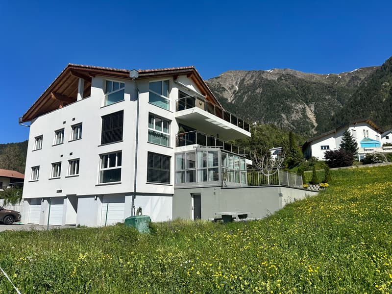 Appartement lumineux 5 pièces avec vue sur les montagnes à Ried-Brig (1)