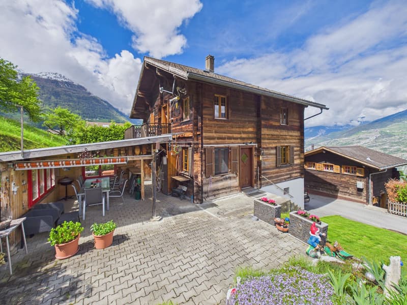 Charming Chalet with Building Land and Large Summer Loggia in Ergisch (3)