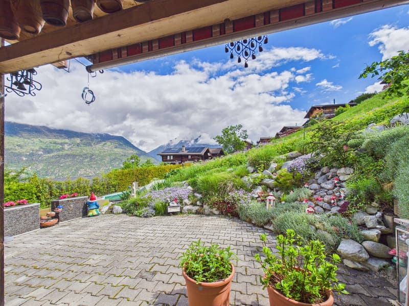 Charming Chalet with Building Land and Large Summer Loggia in Ergisch (2)