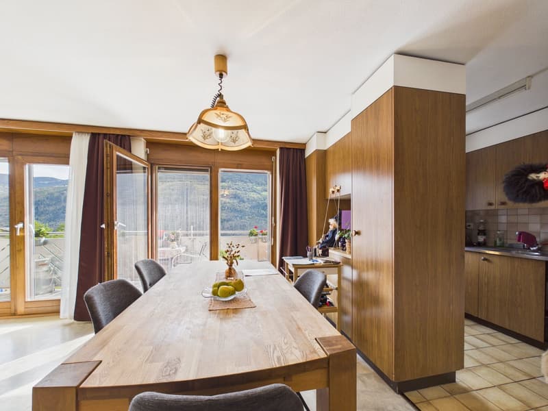 Charmante 4.5-Zimmer-Wohnung mit Bergblick in Steg-Hohtenn (4)