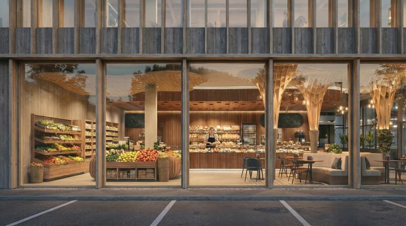 Espace commercial pour halle de marché et concepts de gastronomie (5)