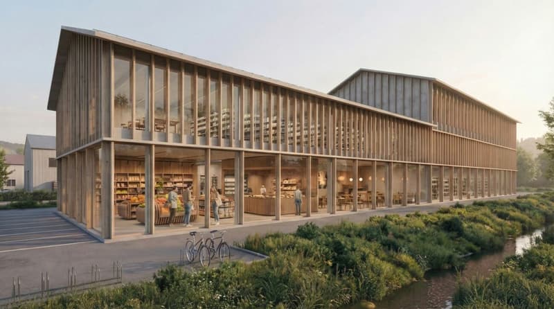 Espace commercial pour halle de marché et concepts de gastronomie (3)