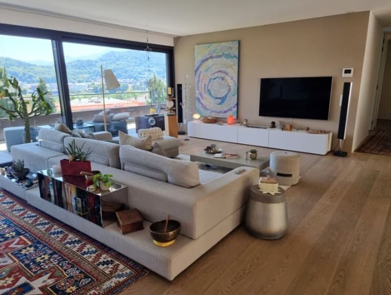 Attico di charme si 4.5 locali, terrazze panoramiche, comfort e stile (8)