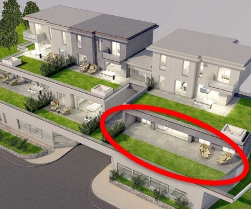 Projet intéressant pour un appartement de 4 ½ pièces avec jardin et garage (2)