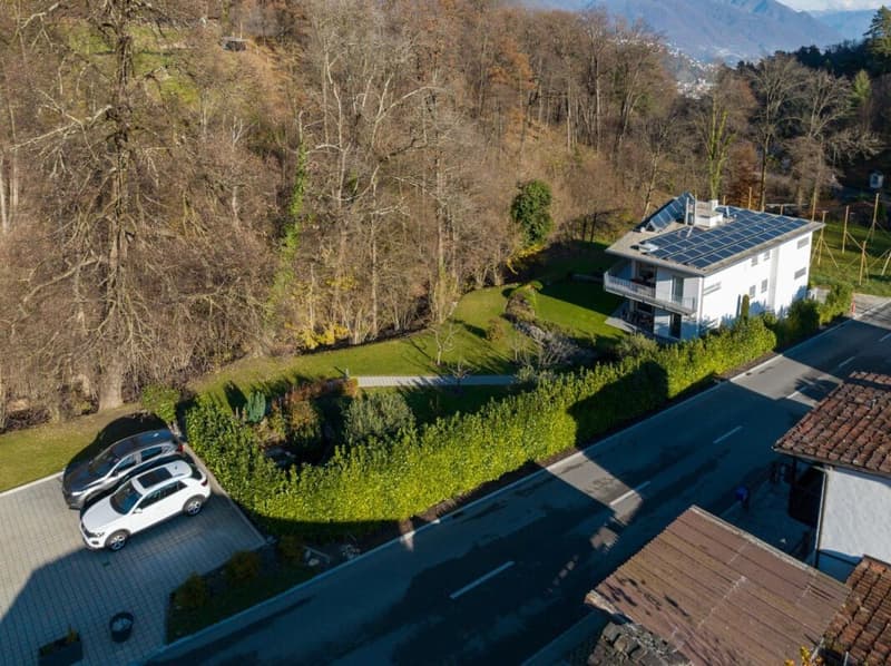 Modern 4.5-room apartment with private garden, fireplace, and fitness room – an oasis of peace in Arcegno (6)