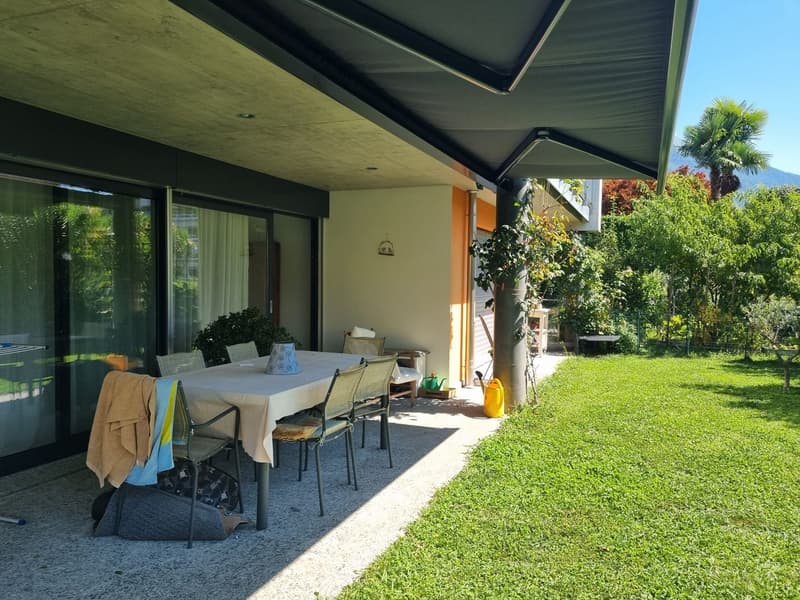 Appartamento 4.5 locali con giardino in via privata – Posizione centrale a Minusio – Residenza secondaria (2)