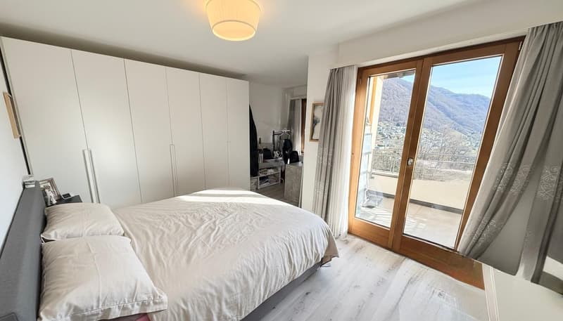 Casa a schiera ristrutturata di 3.5 locali con camino, balcone e patio privato (2)