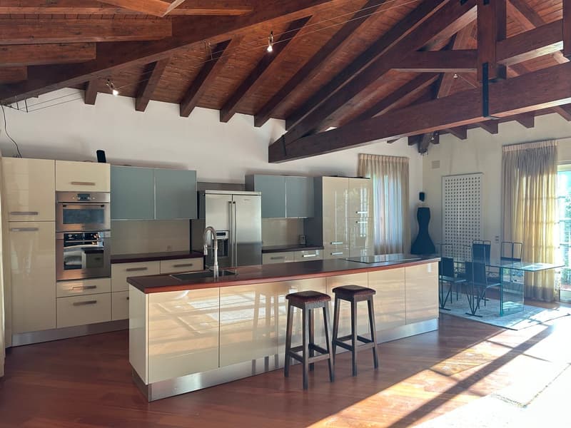 Villa con piscina panoramica, sauna e vista spettacolare sopra Locarno (12)