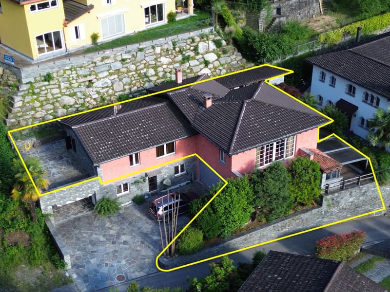 Villa con piscina panoramica, sauna e vista spettacolare sopra Locarno (5)