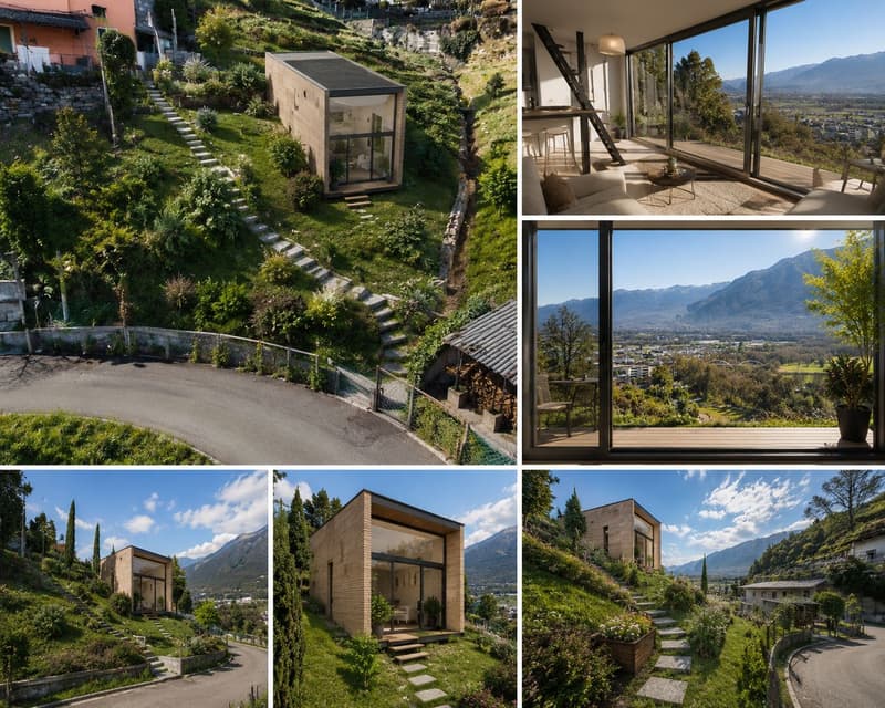 Due terreni edificabili con vista lago a Gordola – rara opportunità con progetto approvato (LPT) (1)