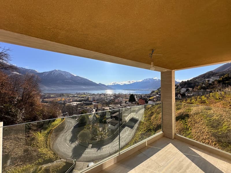 Villa méditerranéenne avec piscine à débordement, SPA et vue panoramique sur le lac Majeur (3)