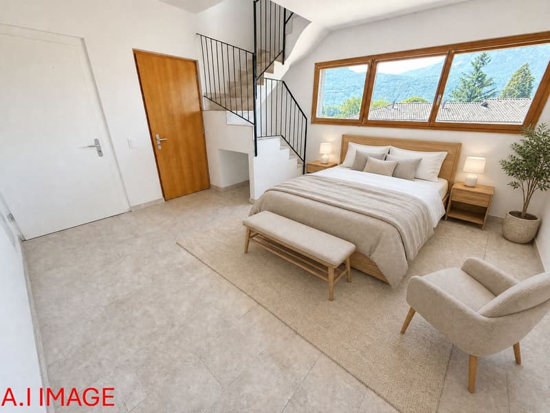 Zweifamilienhaus mit 5.5-Zimmer-Wohnung + 2-Zimmer-Wohnung, grossem Privatgrundstück, 4 Parkplätzen und Solarpanels (7)