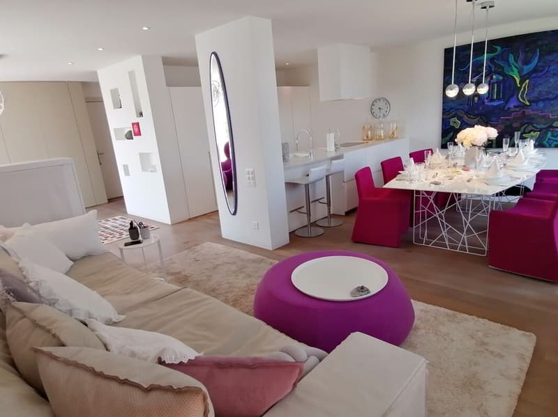 Luxus 4.5-Zimmer-Attika-Wohnung mit grösser Terrasse und 2 Parkplätze in der Tiefgarage (Copy) (4)