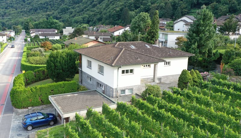 Zweifamilienhaus mit Garten und Aussicht in Gnosca (14)