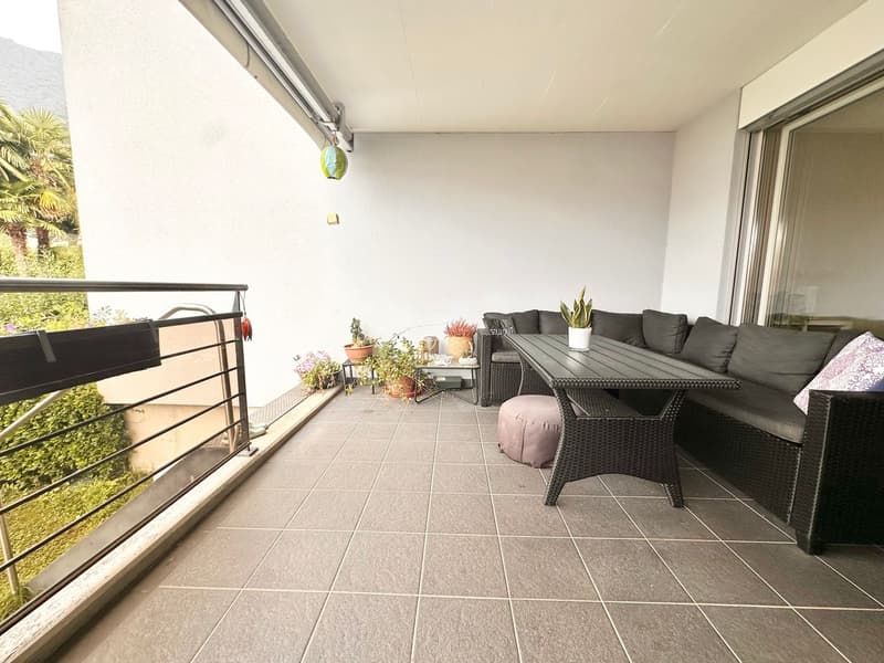 Minusio – Wohnung mit 2 Gärten und 2 Terrassen, nur wenige Schritte von der Schule entfernt (16)