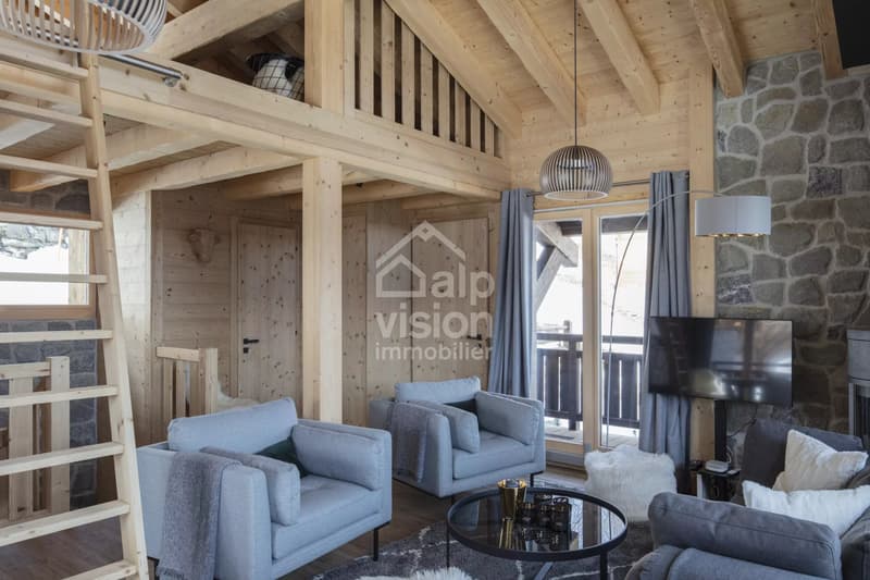 CHALET 3.5 ROOMS PANORAMIC VIEW AND NATURE IN THE HEART OF THE 4 VALLEYS (4)