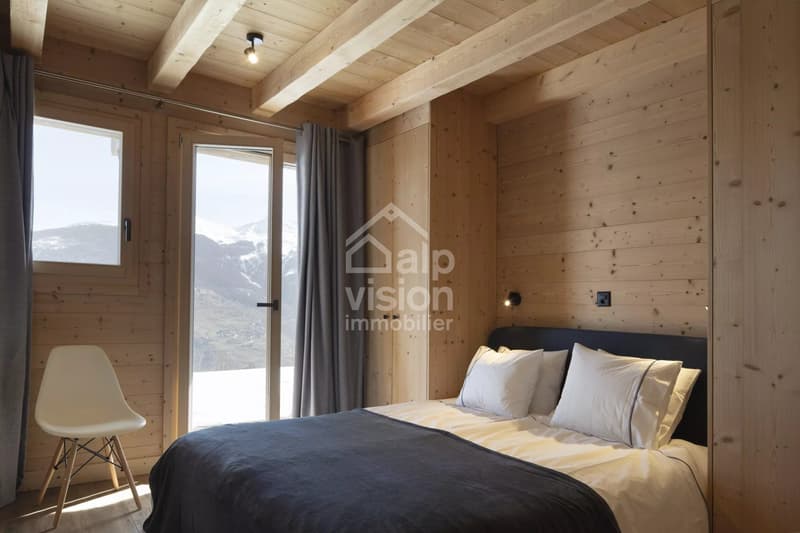 CHALET 3.5 ROOMS PANORAMIC VIEW AND NATURE IN THE HEART OF THE 4 VALLEYS (13)