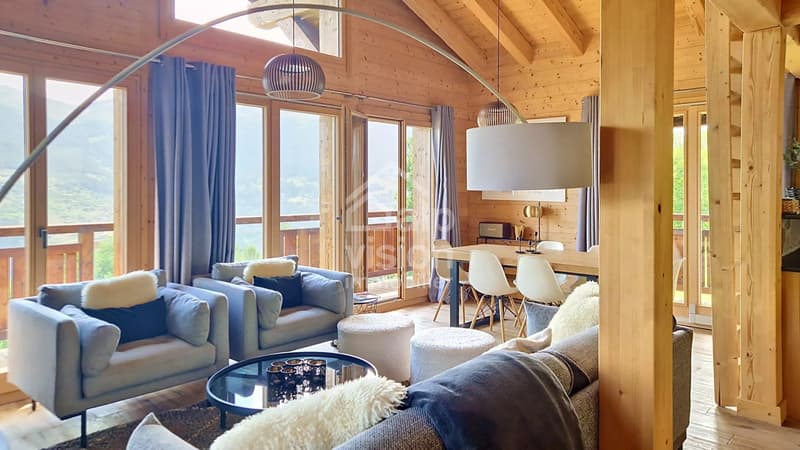 CHALET 3.5 ROOMS PANORAMIC VIEW AND NATURE IN THE HEART OF THE 4 VALLEYS (2)