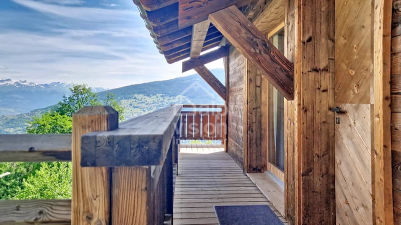 CHALET 3.5 ROOMS PANORAMIC VIEW AND NATURE IN THE HEART OF THE 4 VALLEYS (1)