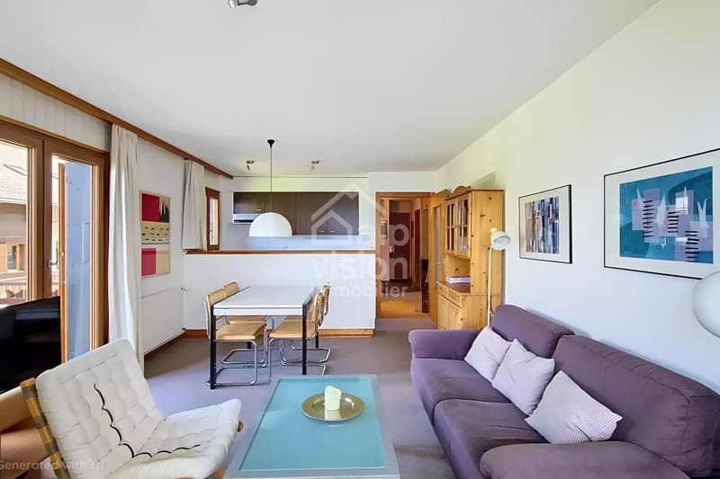 3.5 ROOMS BRIGHT & CLOSE TO 4 VALLEES SKI SLOPES - EXCLUSIVITY (4)
