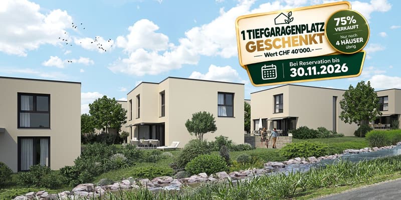 Modernes Einfamilienhaus nahe Baden | Neubau in Erlinsbach AG | 1 TG-Platz gratis (1)
