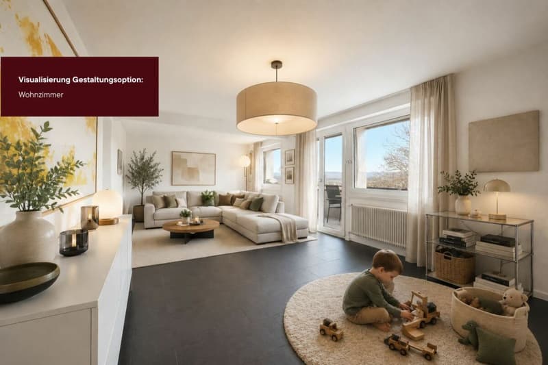Exclusive living experience with a far-reaching view: Modernized spatial wonder in Belp (3)
