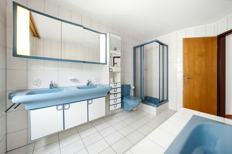 170 m² of living space with character and Valais mountain panorama (7)