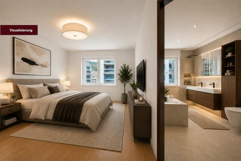 170 m² of living space with character and Valais mountain panorama (6)