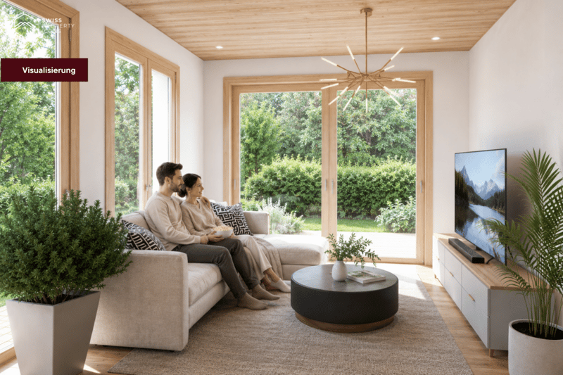 *RESERVIERT* NEUBAU: Gartenwohnung "EICHE" - Traumhafte Neubauwohnungen im Zentrum von Koppigen (2)